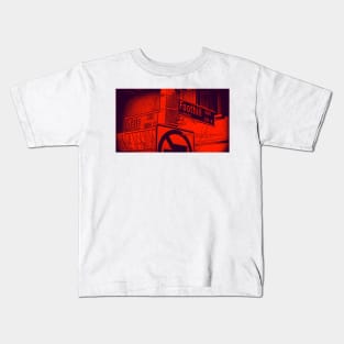 Yale Avenue & Foothill Boulevard, Claremont, California by Mistah Wilson Kids T-Shirt